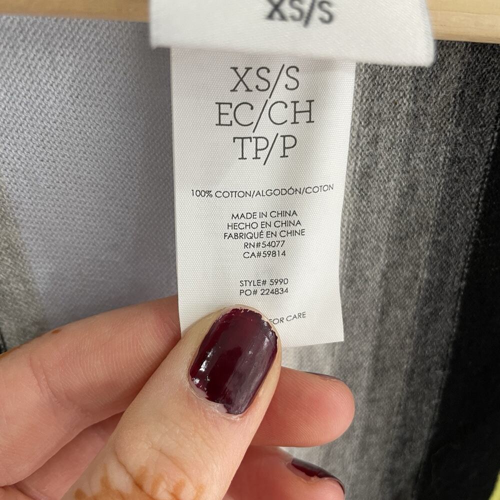 Cabi serape poncho Black And White Striped Flowy style 599 Size XS/S - Picture 4 of 4
